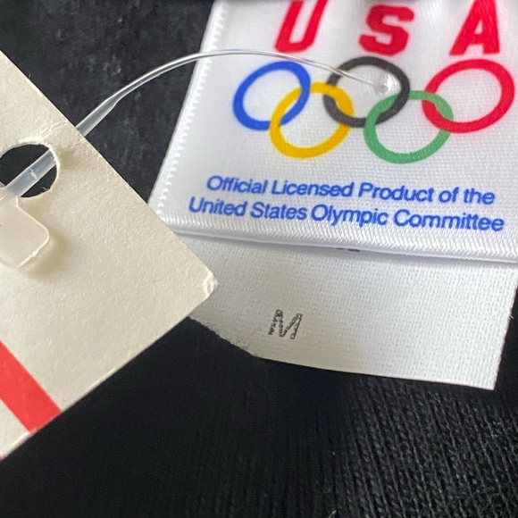 VTG Olympics Shirt Deadstock NWT 80s 90s Medium Splash Training Center DS - Picture 7 of 7